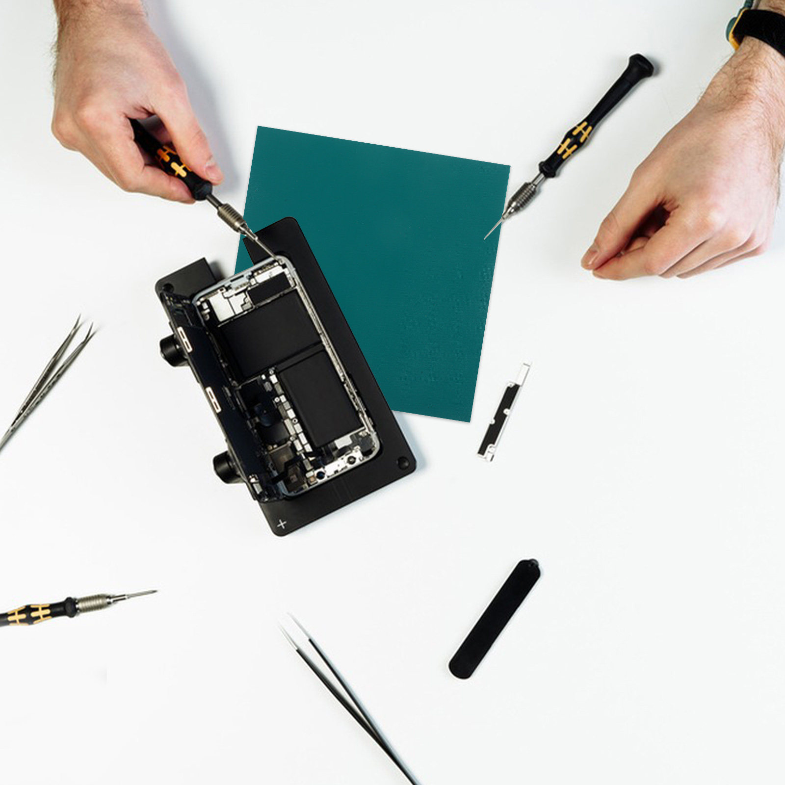 Electronics Repair Workbench - Alfombrilla Antiestática para Reparación de Electrónicos,