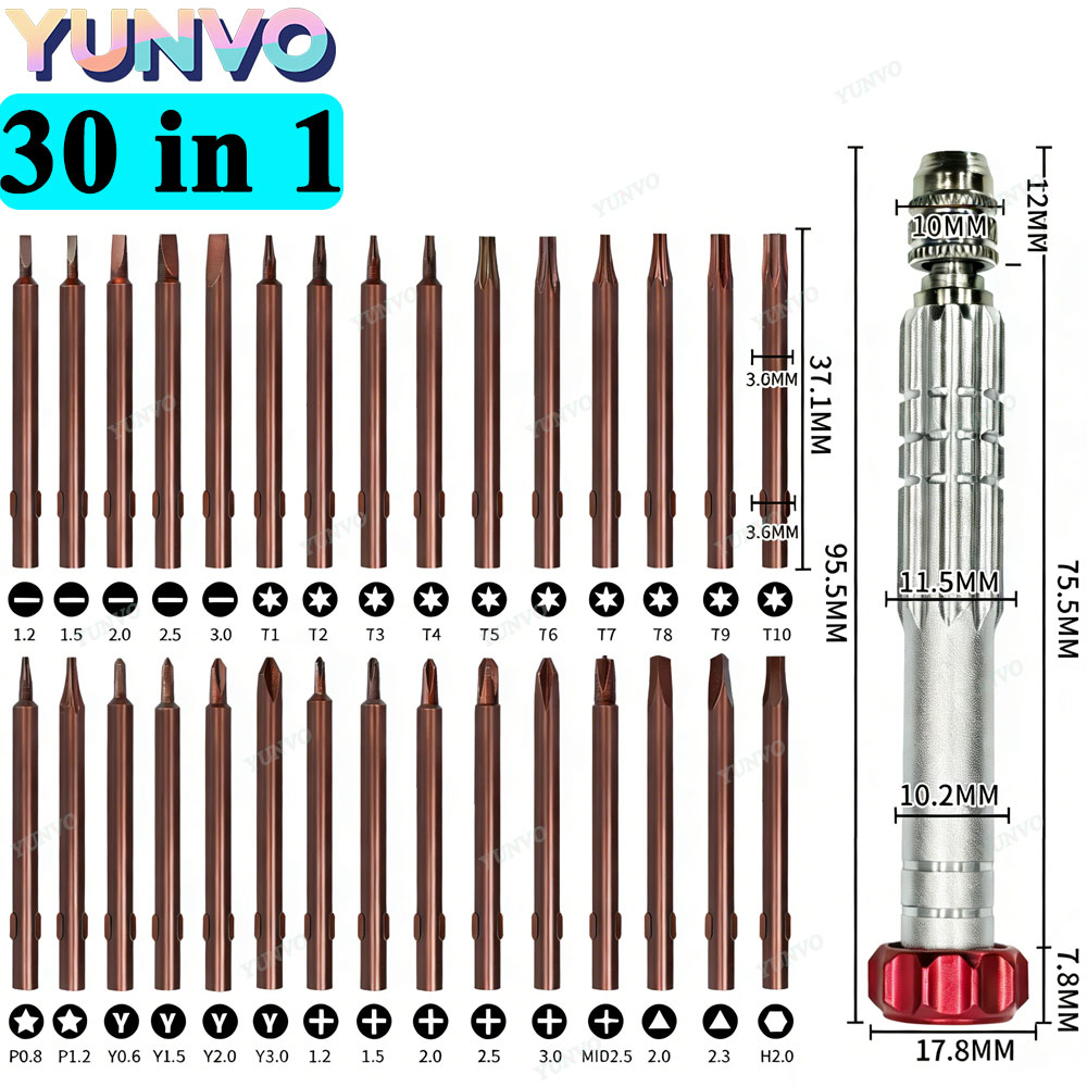 Electronics Repair Training - Juego de Destornilladores Magnéticos de Precisión