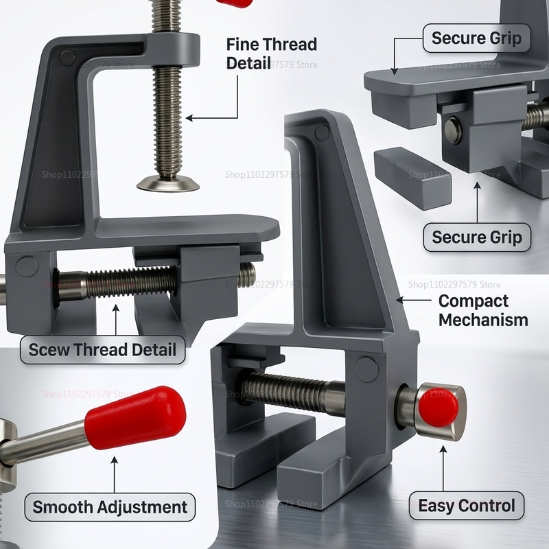 Mini Tornillo de Banco de Alum - Electronics Repair Workbench reseña y precio