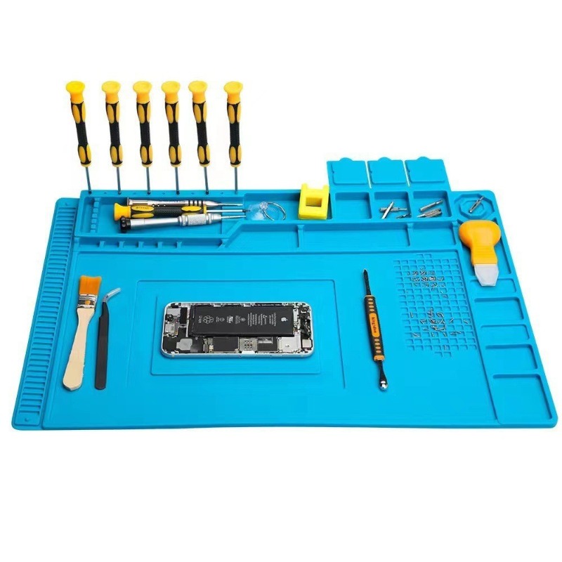 Alfombrilla de Silicona Magnét - Electronics Repair Workbench reseña y precio