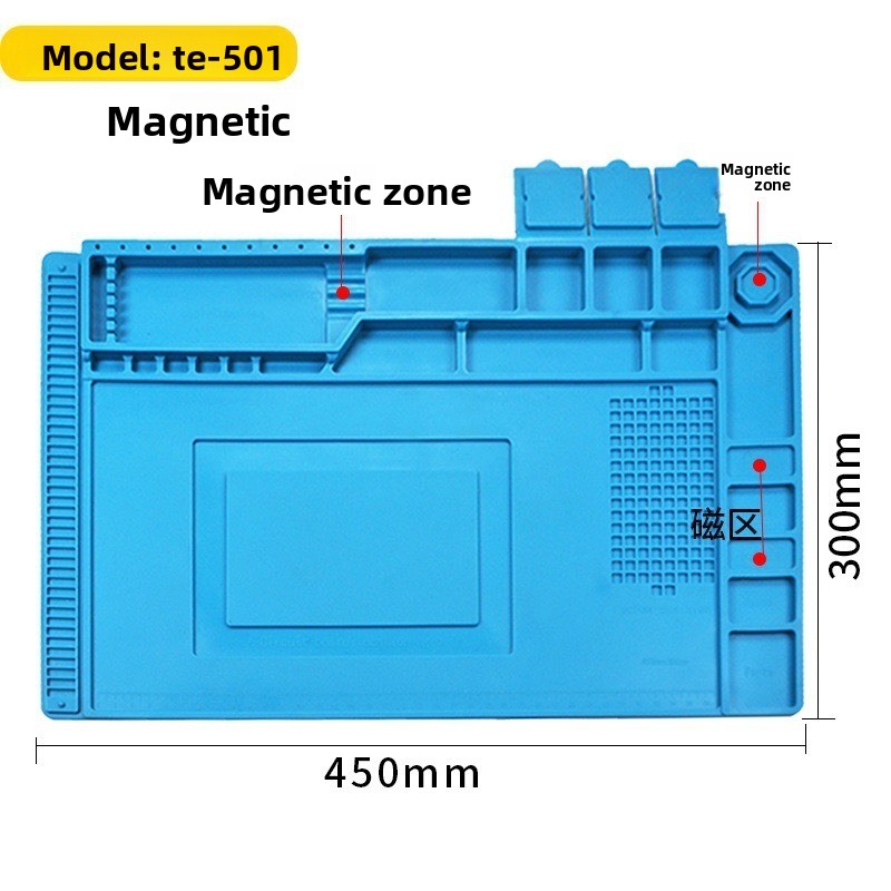 Alfombrilla de Silicona Magnét - Electronics Repair Workbench reseña y precio