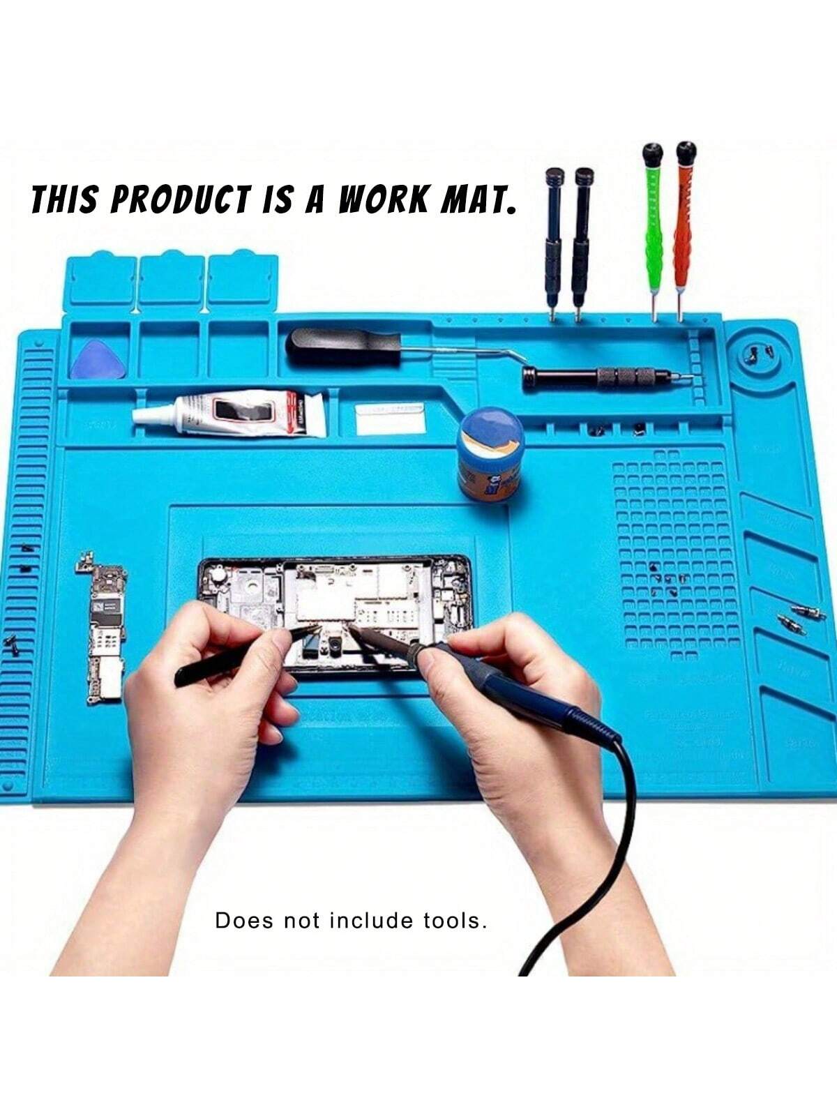 Almohadilla de silicona resist - Electronics Repair Workbench reseña y precio
