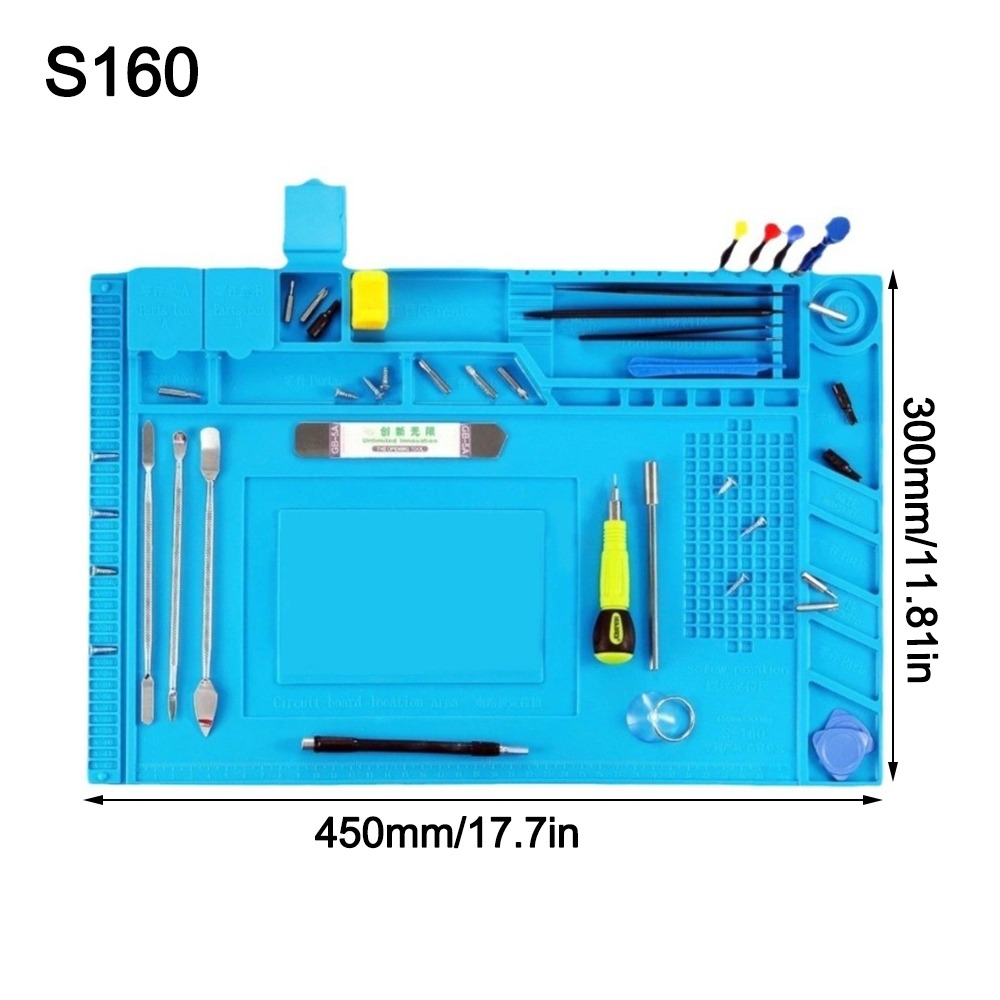 Estera de estación de soldadur - Electronics Repair Mat reseña y precio