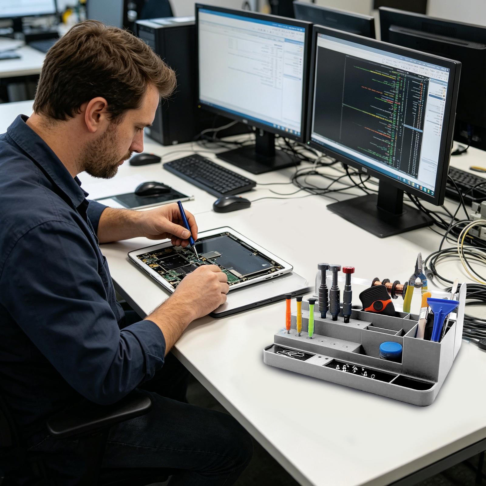 Soporte para destornilladores, - Electronics Repair Workbench reseña y precio