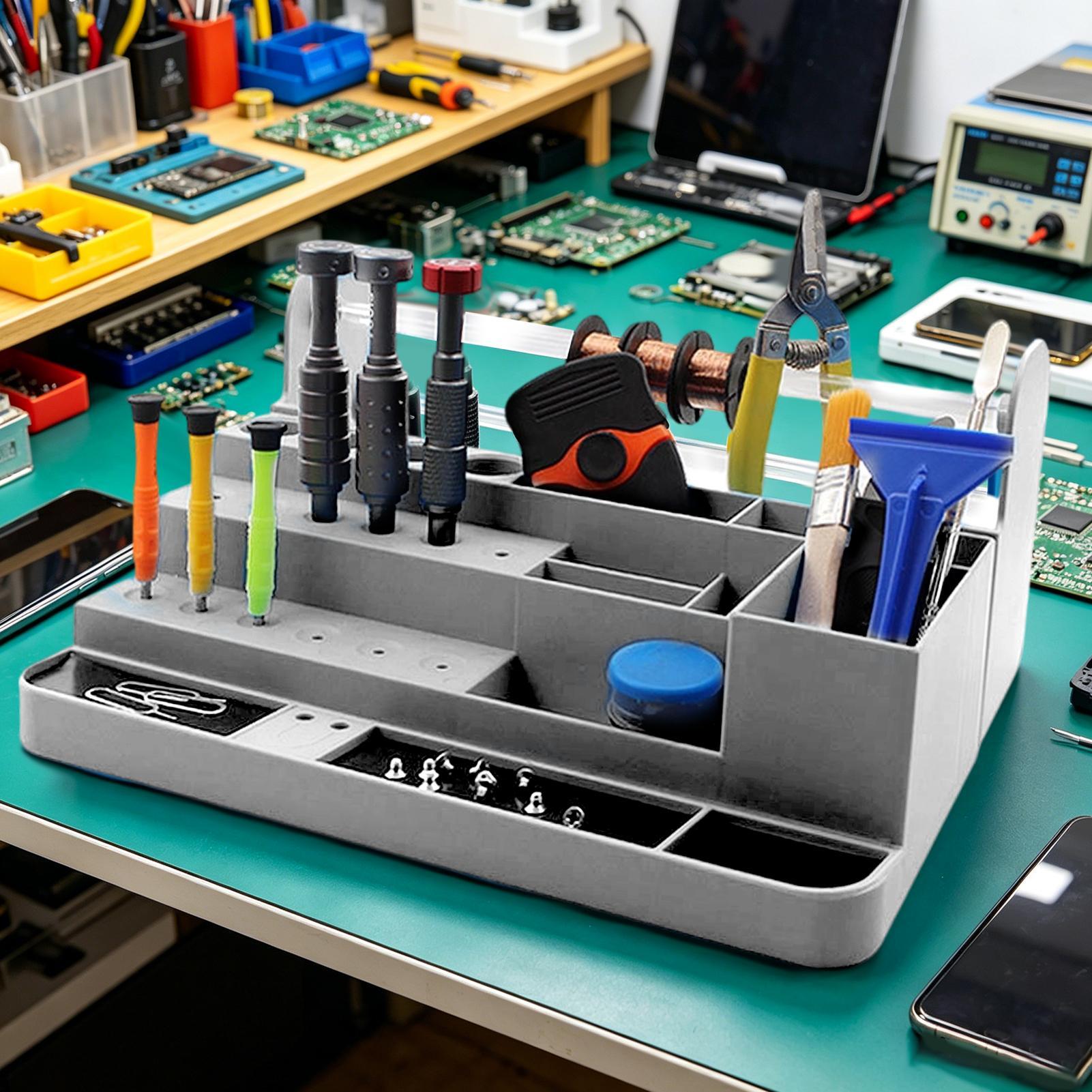 Soporte para destornilladores, - Electronics Repair Workbench reseña y precio
