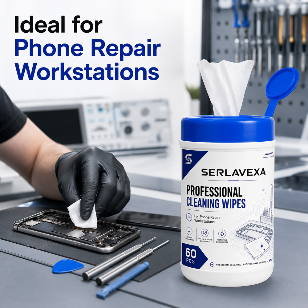 Paquete de 60 Toallitas de Lim - Electronics Repair Workbench reseña y precio